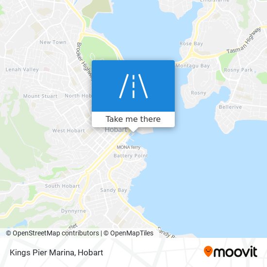 Kings Pier Marina map