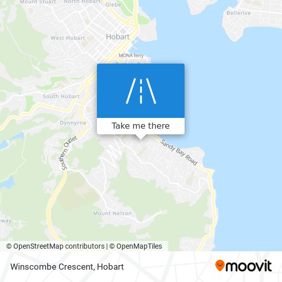 Mapa Winscombe Crescent