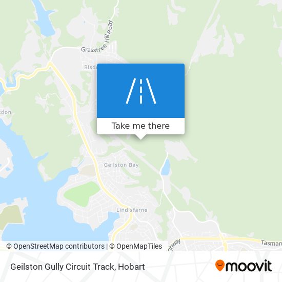 Geilston Gully Circuit Track map