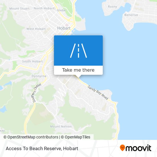 Access To Beach Reserve map