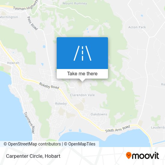Carpenter Circle map