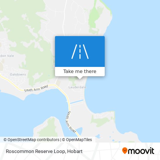 Roscommon Reserve Loop map