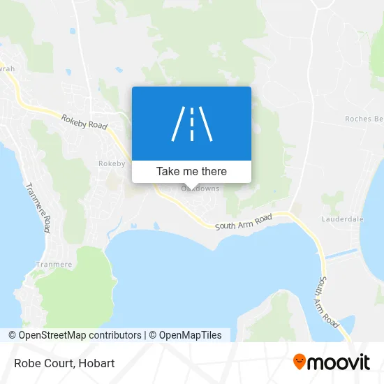 Mapa Robe Court