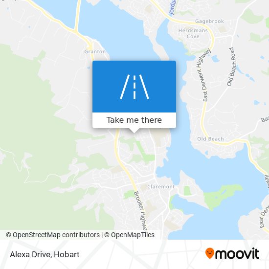 Mapa Alexa Drive