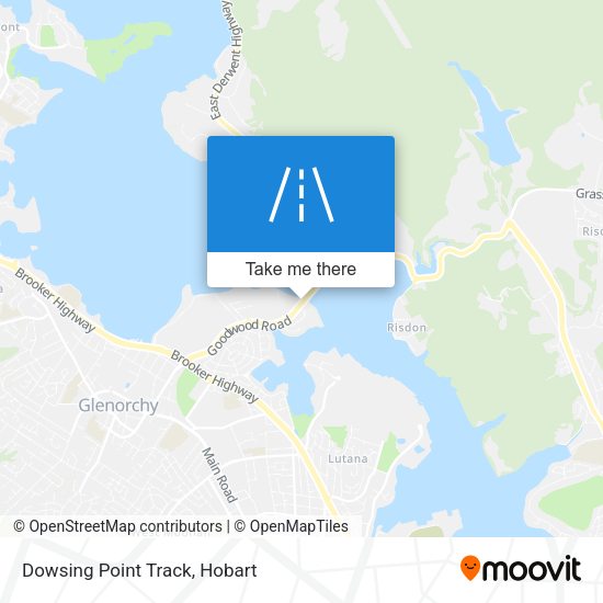 Dowsing Point Track map