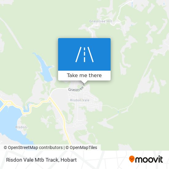 Mapa Risdon Vale Mtb Track