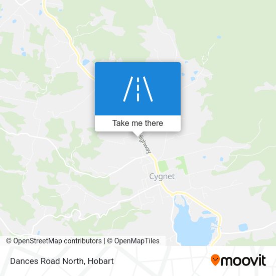 Dances Road North map