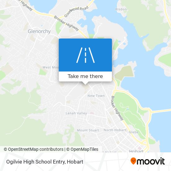 Ogilvie High School Entry map