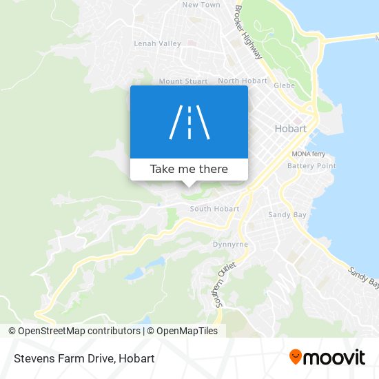 Mapa Stevens Farm Drive