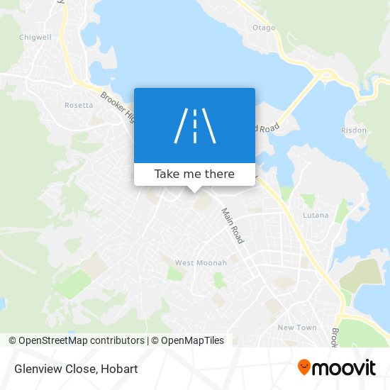 Mapa Glenview Close