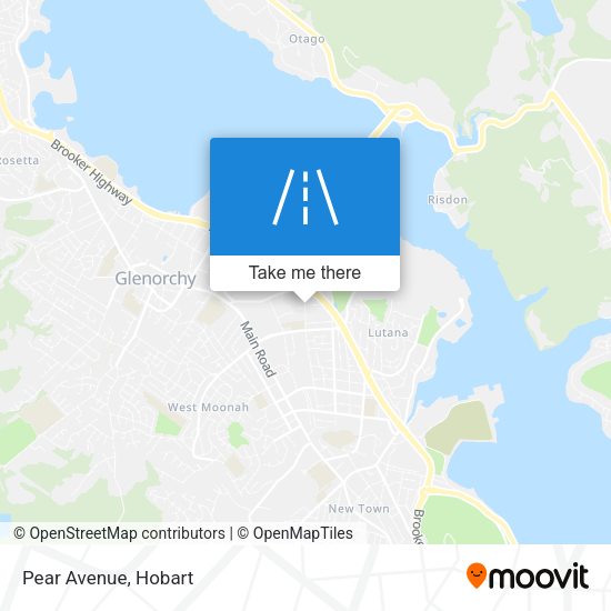 Pear Avenue map