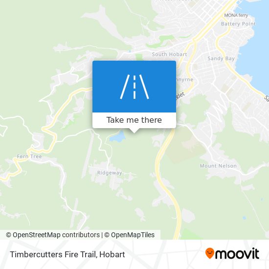 Timbercutters Fire Trail map