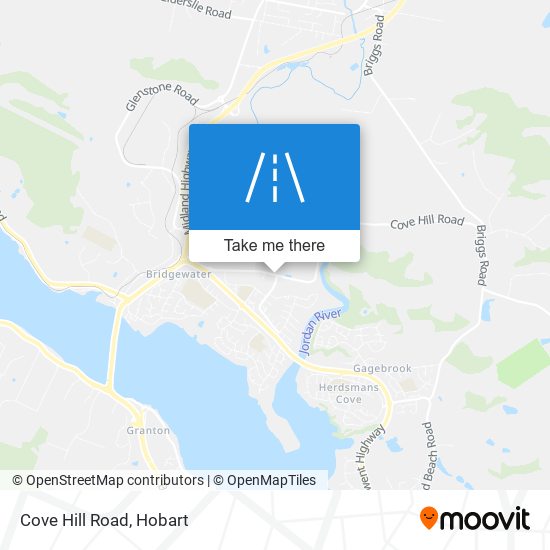 Cove Hill Road map