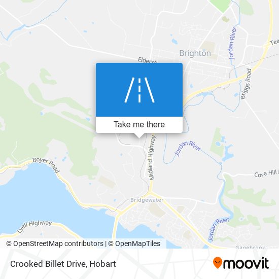 Mapa Crooked Billet Drive