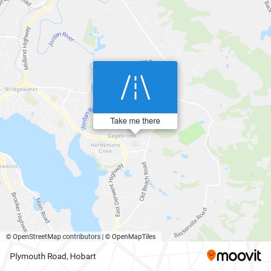 Plymouth Road map