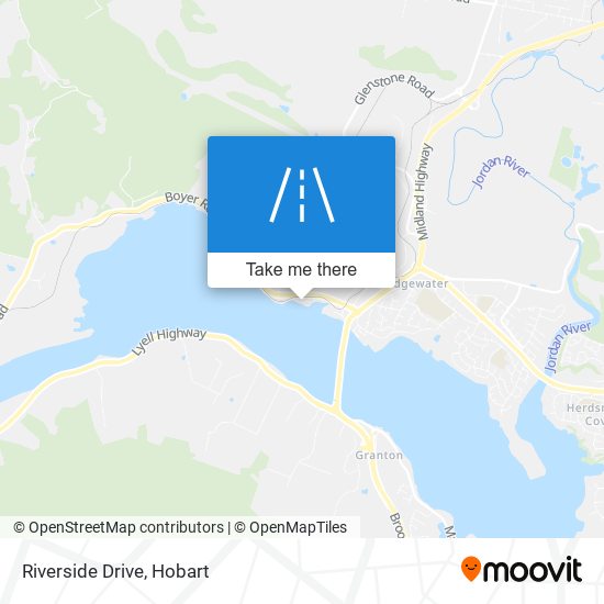 Mapa Riverside Drive