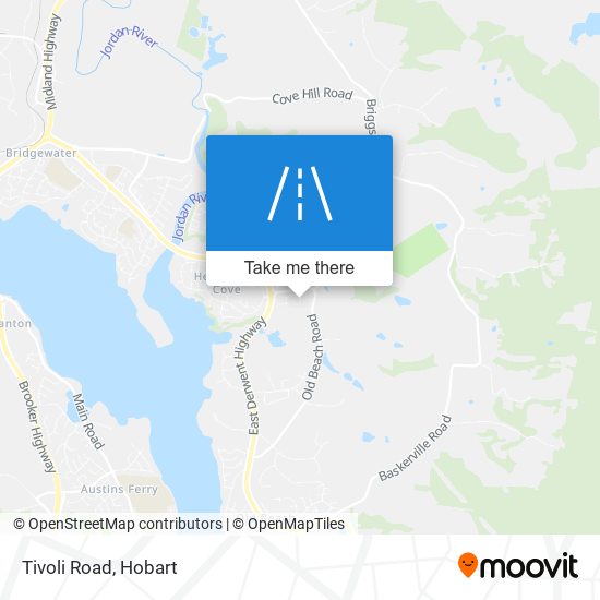 Mapa Tivoli Road