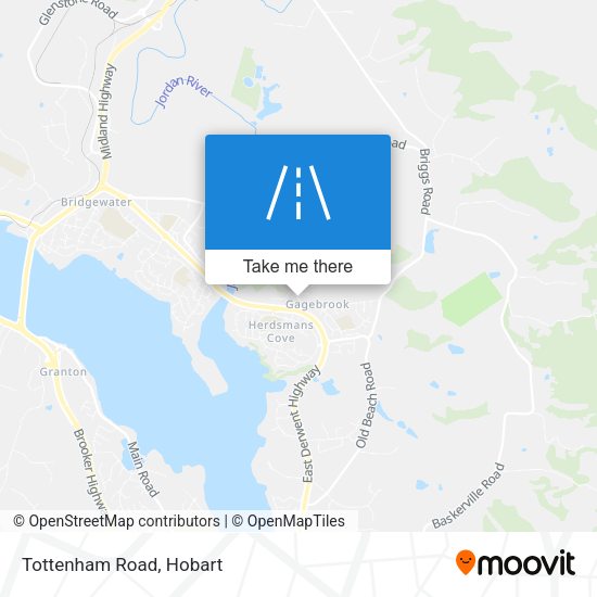 Tottenham Road map