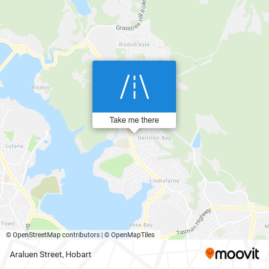 Araluen Street map