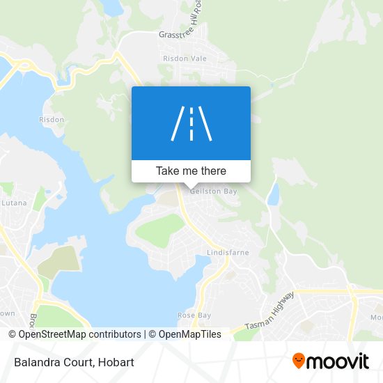Balandra Court map