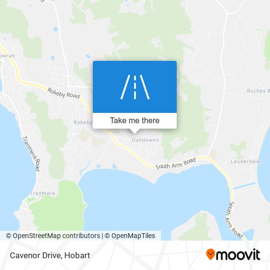 Mapa Cavenor Drive