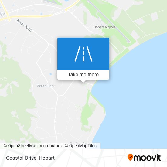 Coastal Drive map