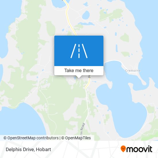 Mapa Delphis Drive
