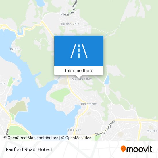 Fairfield Road map