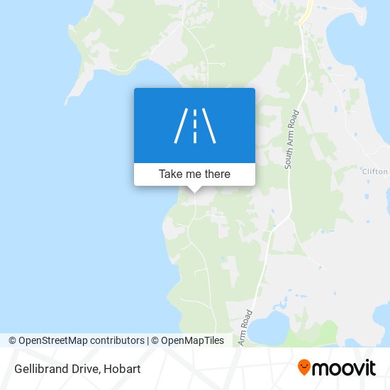 Gellibrand Drive map