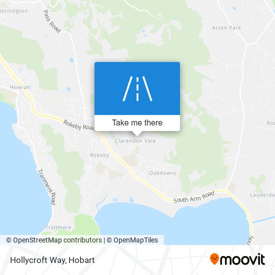 Hollycroft Way map