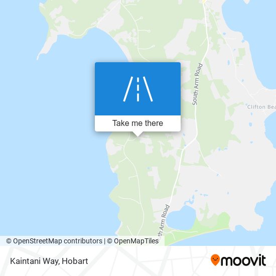 Mapa Kaintani Way