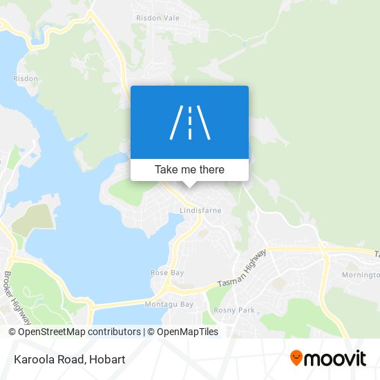 Mapa Karoola Road