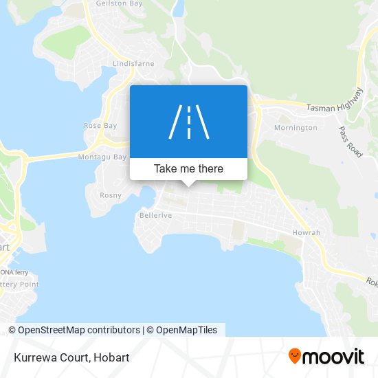 Mapa Kurrewa Court