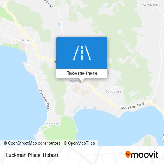 Luckman Place map