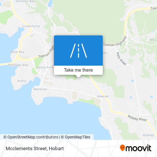 Mapa Mcclements Street