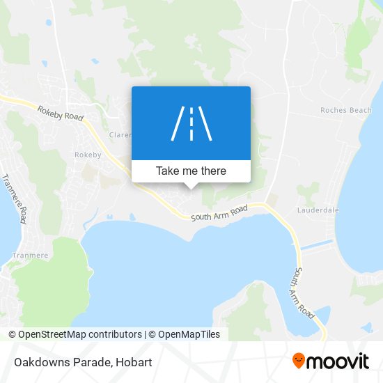 Oakdowns Parade map