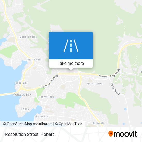 Resolution Street map