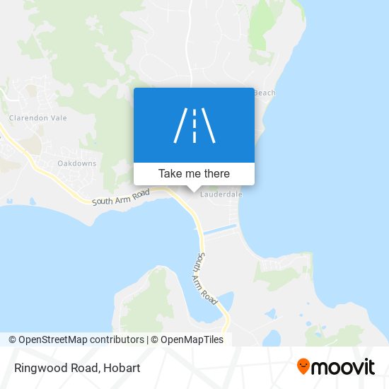 Mapa Ringwood Road