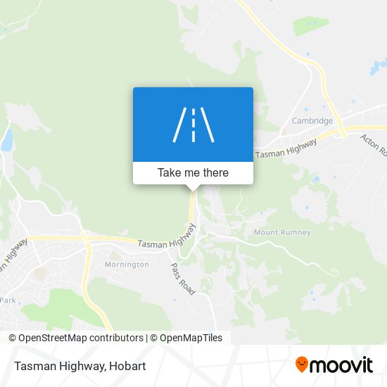 Tasman Highway map