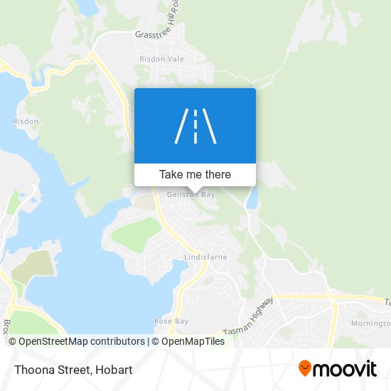 Thoona Street map