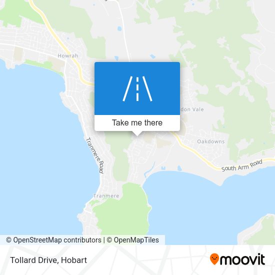 Tollard Drive map