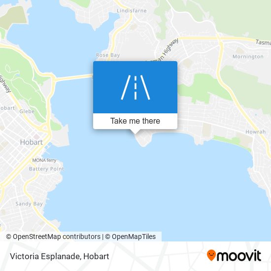 Victoria Esplanade map