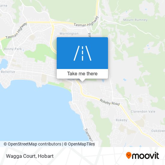 Wagga Court map