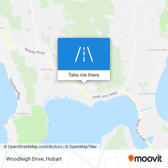 Woodleigh Drive map