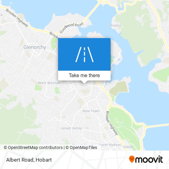 Mapa Albert Road