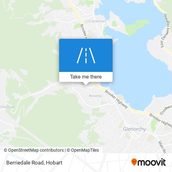 Berriedale Road map