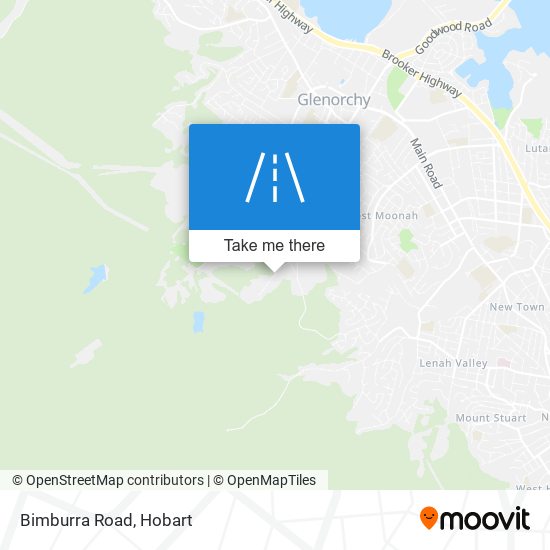 Bimburra Road map