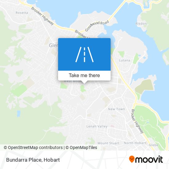 Bundarra Place map