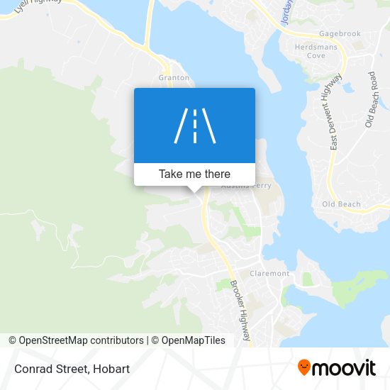 Conrad Street map