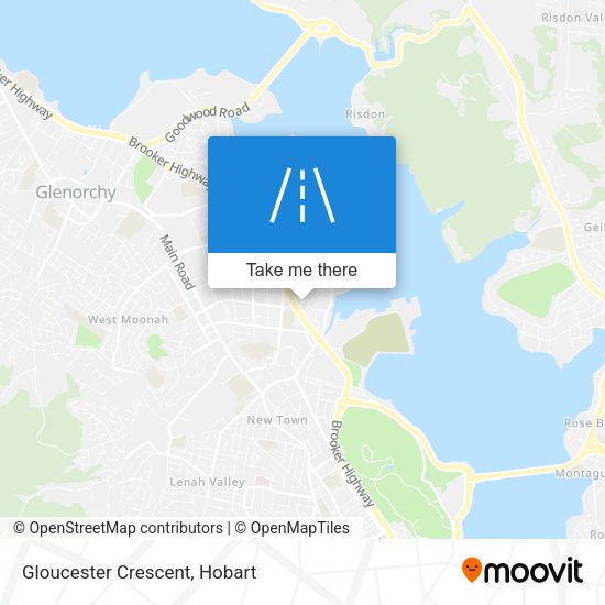 Gloucester Crescent map